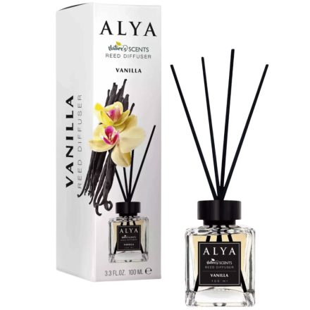 Alya Nature's Scent Reed diffuser pálcikás illatosító 100 ml Vanilla 