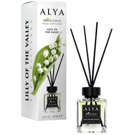   Alya Nature's Scent Reed diffuser pálcikás illatosító Lilly of the valley illat 100 ml