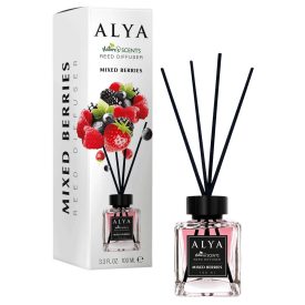   Alya Nature's Scent Reed diffuser pálcikás illatosító Mixed Berries illat 100 ml