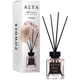   Alya Nature's Scent Reed diffuser pálcikás illatosító 100 ml Powder