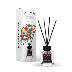   Alya Nature's Scent Reed diffuser pálcikás illatosító Bubble Gum illat 100 ml