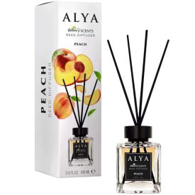   Alya Nature's Scent Reed diffuser pálcikás illatosító 100 ml Peach 