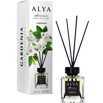 Alya Nature's Scent Reed diffuser pálcikás illatosító 100 ml Gardenia