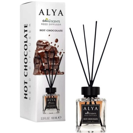 Alya Nature's Scent Reed diffuser pálcikás illatosító 100 ml Hot Chocalate illat