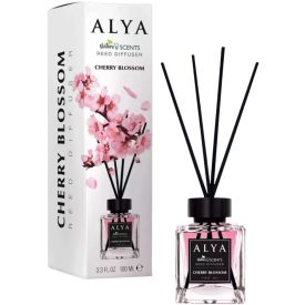   Alya Nature's Scent Reed diffuser pálcikás illatosító 100 ml Cherry Blossom 
