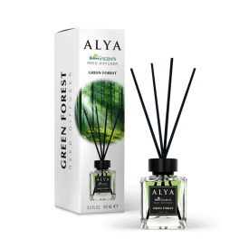   Alya Nature's Scent Reed diffuser pálcikás illatosító Green Forest illat 100 ml