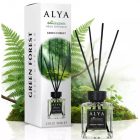 Alya Nature's Scent Reed diffuser pálcikás illatosító Green Forest illat 100 ml